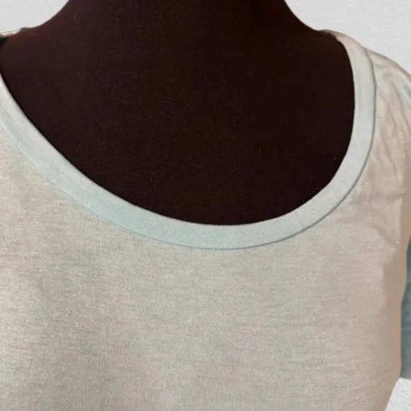 Wasabi & Mint Turquoise Back Cut Out Shirt  4263 NWT Boutique - Picture 5 of 13